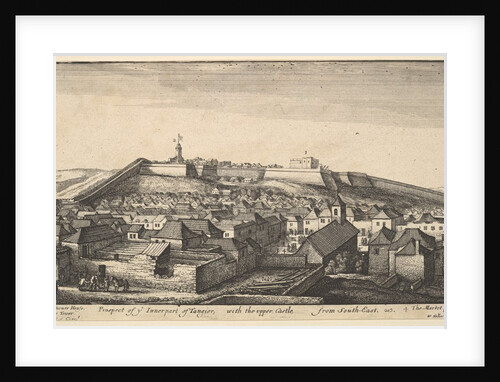 Prospect of the inner part of Tangier, ca. 1670 by Wenceslaus Hollar