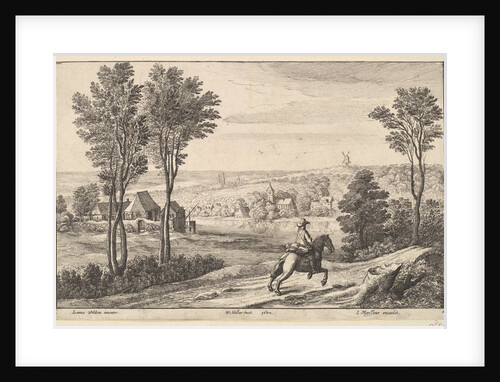 The Horseman, 1650 by Wenceslaus Hollar