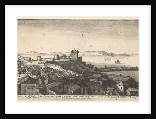 The lower inner part of Tangier, 1673 by Wenceslaus Hollar