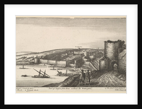 Part of Tangier from aboue, without the Water-gate, 1670 by Wenceslaus Hollar