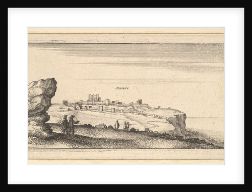 Douer, 1642 by Wenceslaus Hollar