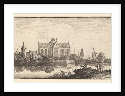 The church by the water, 1625-77 by Wenceslaus Hollar