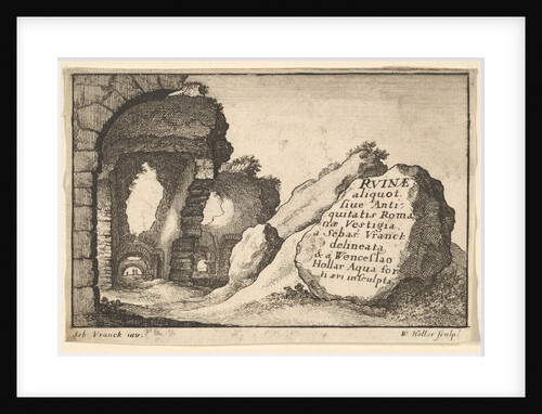 Title: Roman Ruins, ca. 1650 by Unknown