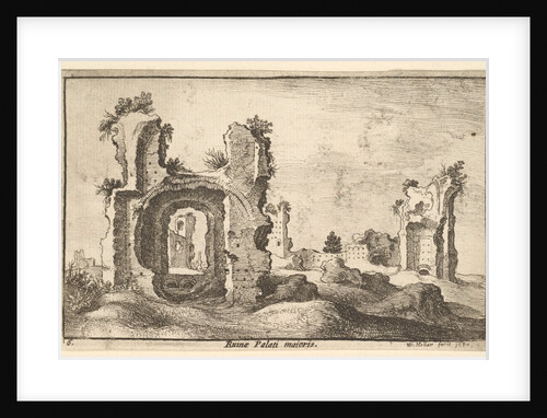 Palati maioris, 1650 by Wenceslaus Hollar