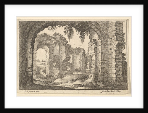Roman Ruins, 1673 by Wenceslaus Hollar