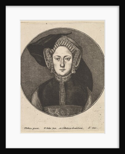 Unknown Woman, 1647 by Wenceslaus Hollar