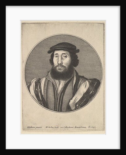 Bearded Man, 1647 by Wenceslaus Hollar