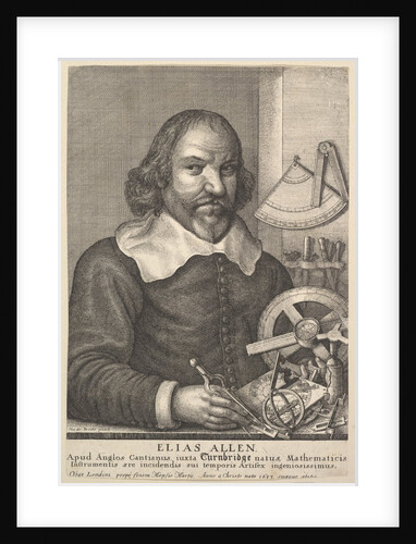 Elias Allen, 1666 by Wenceslaus Hollar