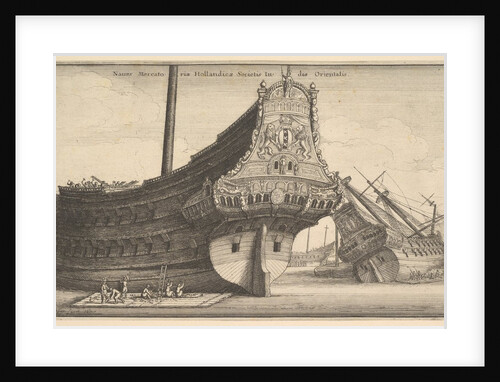 Dutch East Indiaman, 1647 by Wenceslaus Hollar