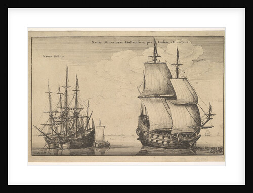Naues Mercatoriæ Hollandicæ per Indias Occidentales, 1647 by Wenceslaus Hollar