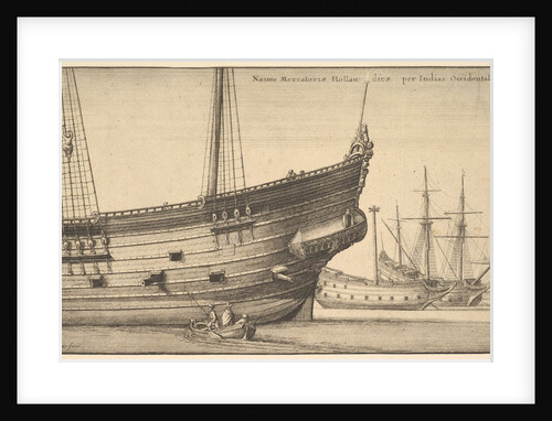 Naues Mercatoriæ Hollan [] dicæ per Indias Occidentales, 1625-77 by Wenceslaus Hollar