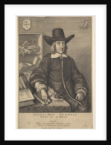William Dugdale, 1625-77 by Wenceslaus Hollar