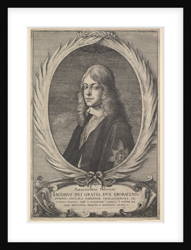 James, Duke of York, 1651 by Wenceslaus Hollar