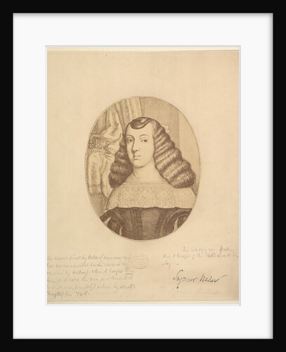 Catherine, Princess of Portugal, 1661 by Wenceslaus Hollar