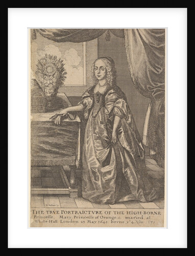 Mary, Princess of Orange, 1625-77 by Wenceslaus Hollar