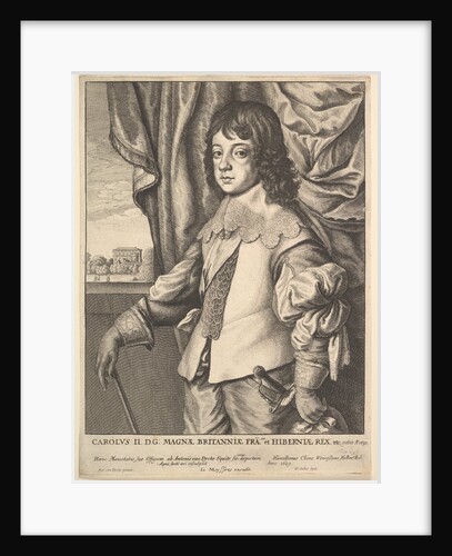 Charles II, 1649 by Wenceslaus Hollar