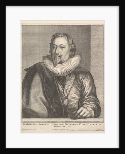Richard Weston, Earl of Portland, 1645 by Wenceslaus Hollar