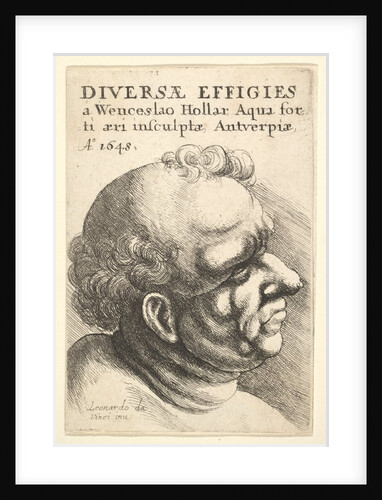 Title Page, Diversae Effigies, 1648 by Wenceslaus Hollar