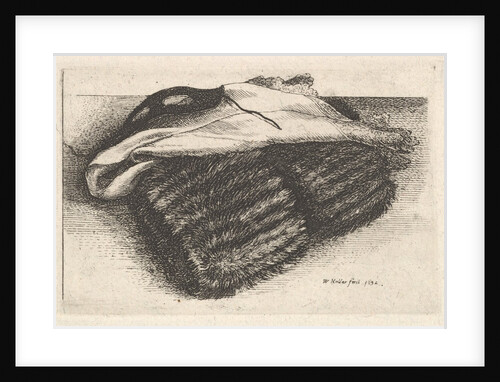 Muff, white kerchief and mask, 1642 by Wenceslaus Hollar