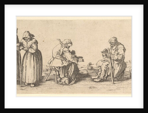Six Men and Women Beggars, 1630 by Wenceslaus Hollar