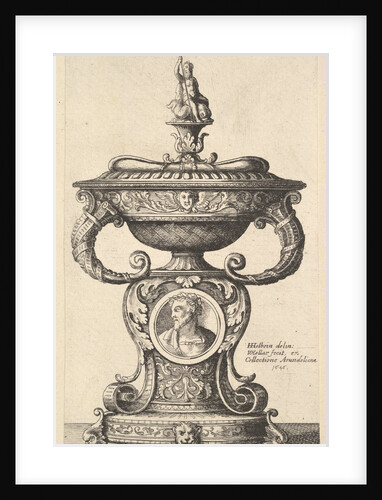 Two handled cup, 1646 by Wenceslaus Hollar