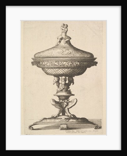 Ornate goblet, 1642 by Wenceslaus Hollar