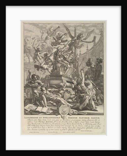 Allegory on the Death of the Earl of Arundel, ca. 1646 by Wenceslaus Hollar