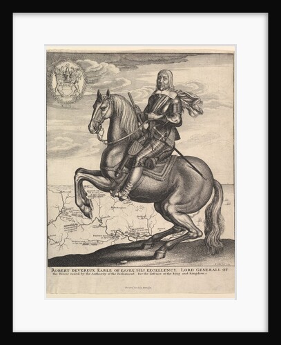 Earl of Essex on Horseback, 1643 by Wenceslaus Hollar