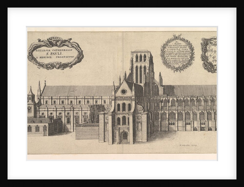 Saint Paul's, South side, 1658 by Wenceslaus Hollar