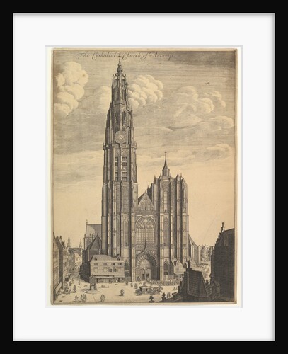 Antwerp Cathedral, 1649 by Wenceslaus Hollar