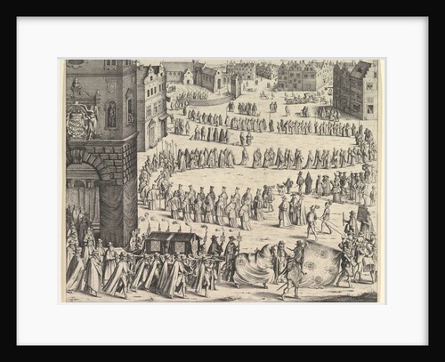 Funeral of General Johan Baptiste von Taxis, 1645 by Wenceslaus Hollar