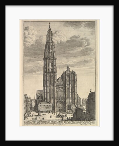 Antwerp Cathedral, 1625-77 by Wenceslaus Hollar