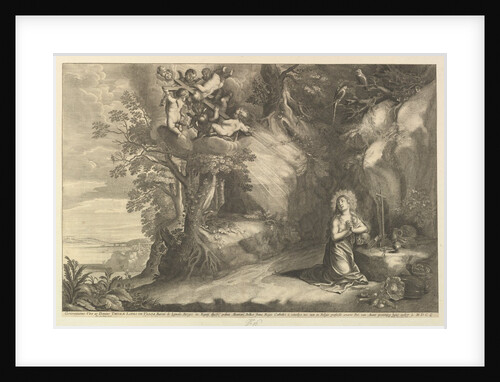 The Kneeling Magdalen, 1625-77 by Wenceslaus Hollar