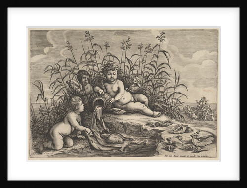 Water from The four elements, after Avont, 1647 by Unknown