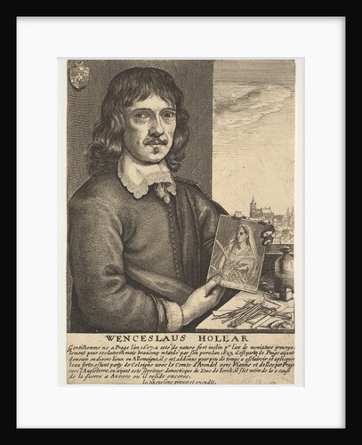 Self-Portrait, 17th century by Wenceslaus Hollar