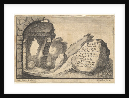 Roman Ruins, second version of title-page, ca. 1650 by Unknown
