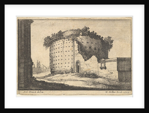 Ruins of a Round Building, 1673 by Wenceslaus Hollar