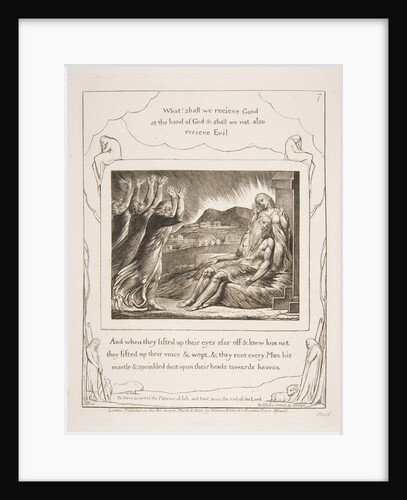 Job's Comforters, from Illustrations of the Book of Job, 1825-26 by William Blake