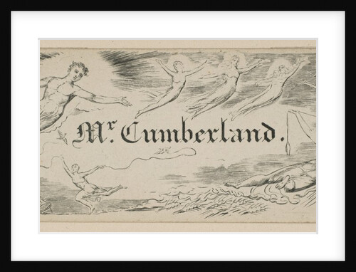 George Cumberland's Message Card, 1827 by William Blake