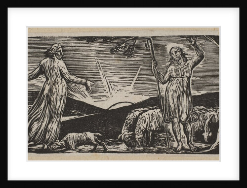 Thenot Remonstrates With Colinet, from Thornton's Pastorals of Virgil, 1821 by William Blake