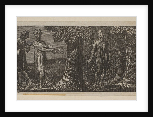 Colinet Mocked by Two Boys, from Thornton's Pastorals of Virgil, 1821 by William Blake