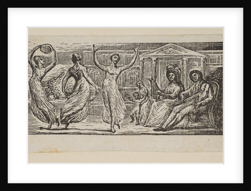 Menalcus Watching Women Dance, from Thornton's Pastorals of Virgil, 1821 by William Blake