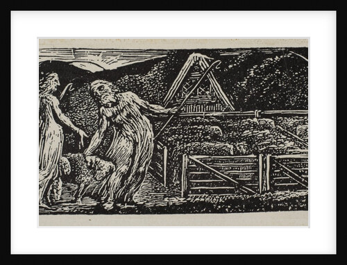 Thenot and Colinet Lead Their Flocks Together, from Thornton's Pastorals of Virgil, 1821 by William Blake