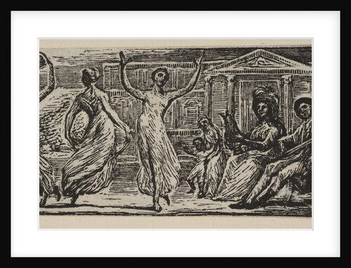 Menalcus Watching Women Dance, from Thornton's Pastorals of Virgil, 1821 by William Blake