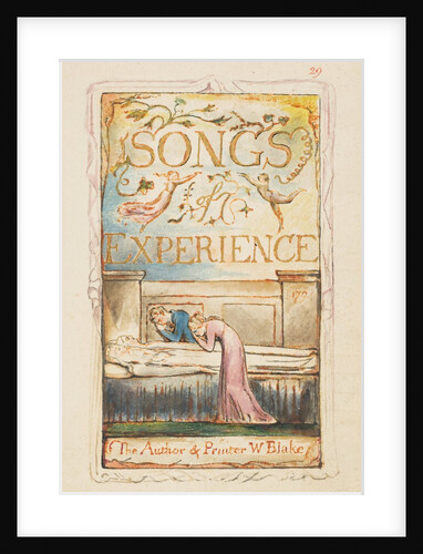 Songs of Experience: Title page, ca. 1825 by William Blake