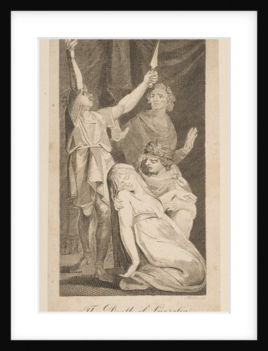 The Death of Lucretia, from Allen's New and Impartial Roman History, 1797 by William Blake