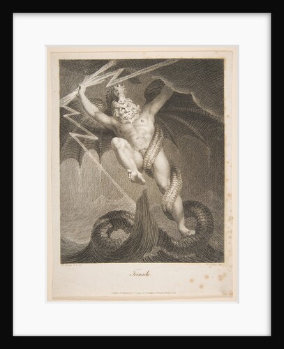 Tornado-Zeus Battling Typhon, August 1, 1795 by William Blake
