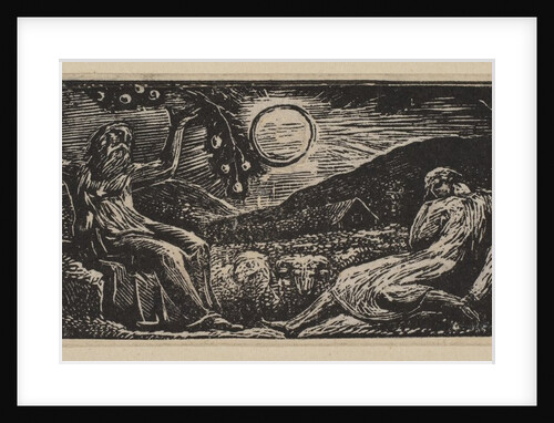 Thenot Under a Fruit Tree, from Thornton's Pastorals of Virgil, 1821 by William Blake