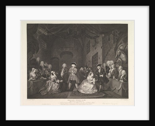 The Beggar's Opera, Act III, July 1, 1790 by William Blake