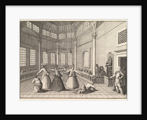 The Inside of a Mosque, the Dervishes Dancin by William Hogarth